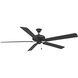 Edgewood 72 72 inch Black Ceiling Fan