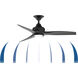 Spitfire 48 inch Antique Graphite with Light Oak Blades Indoor/Outdoor Ceiling Fan, Kit