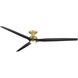 Spitfire LED Brushed Satin Fan Light in Brushed Satin Brass