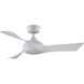 Wrap Custom White Washed 22.01 inch each Fan Blades