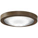 Spitfire 1 Light Driftwood Fan Light