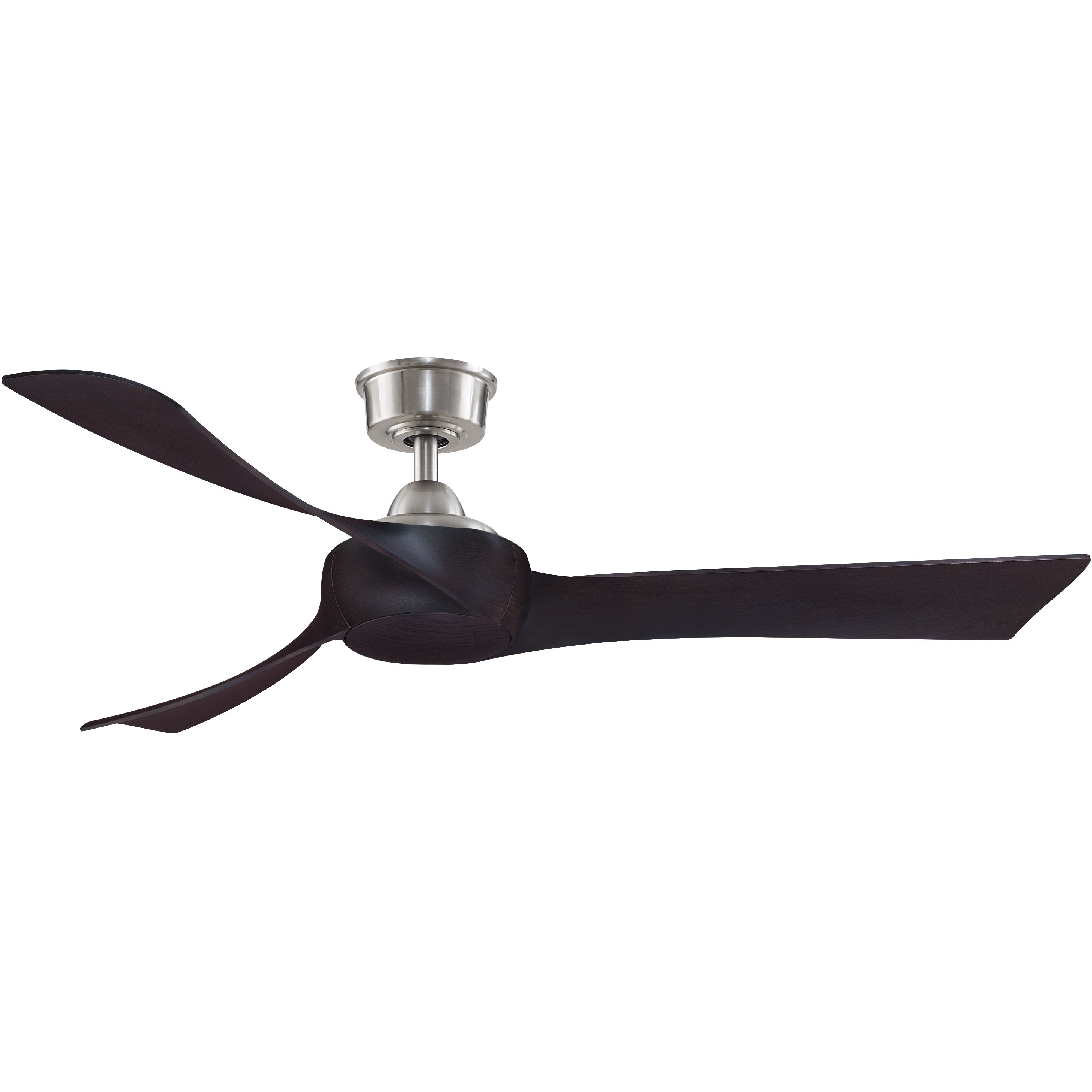 Wrap Custom 8.88 inch Brushed Nickel Fan Motor Only