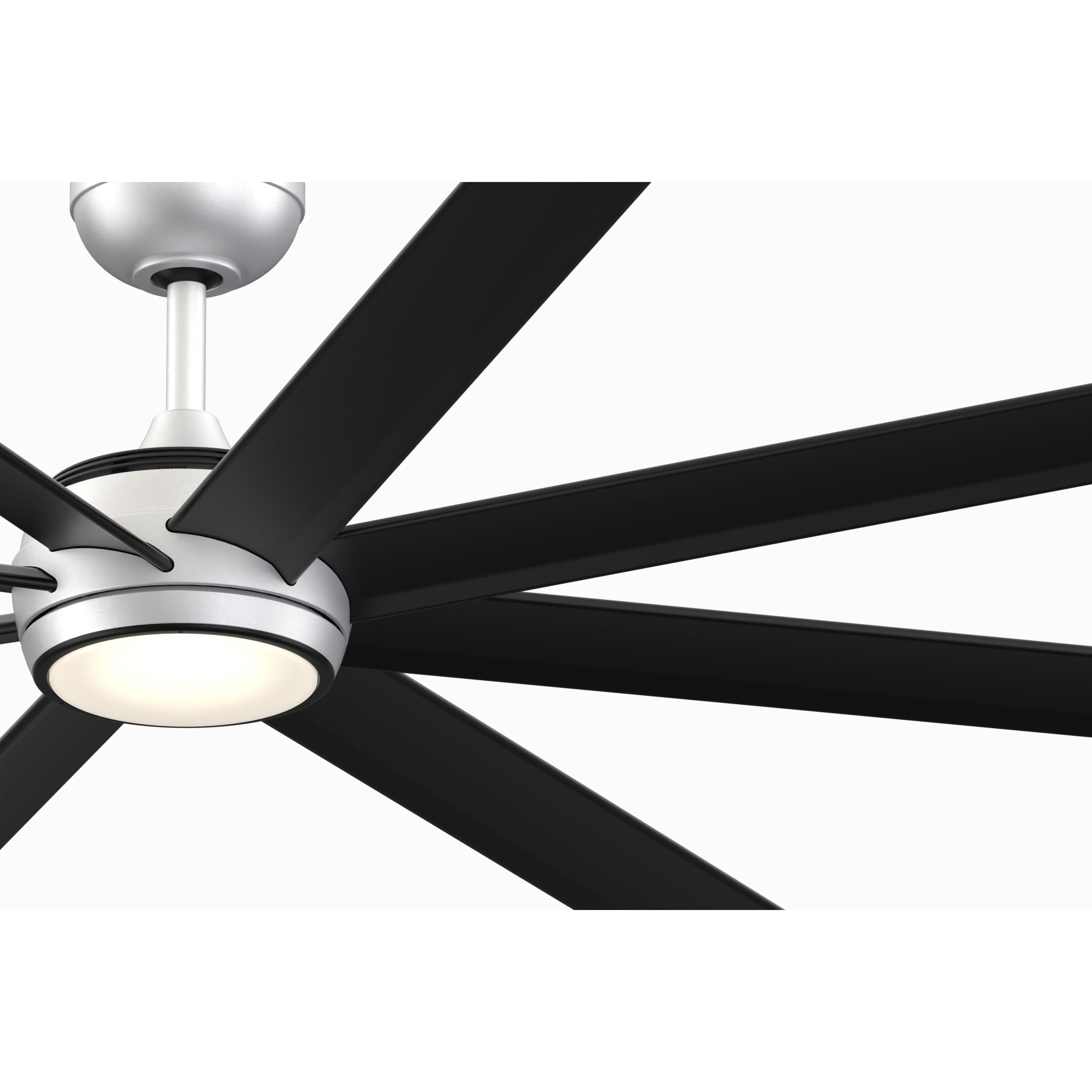 Stellar 96 9.21 inch Silver Fan Motor Only, Blades Sold Separately