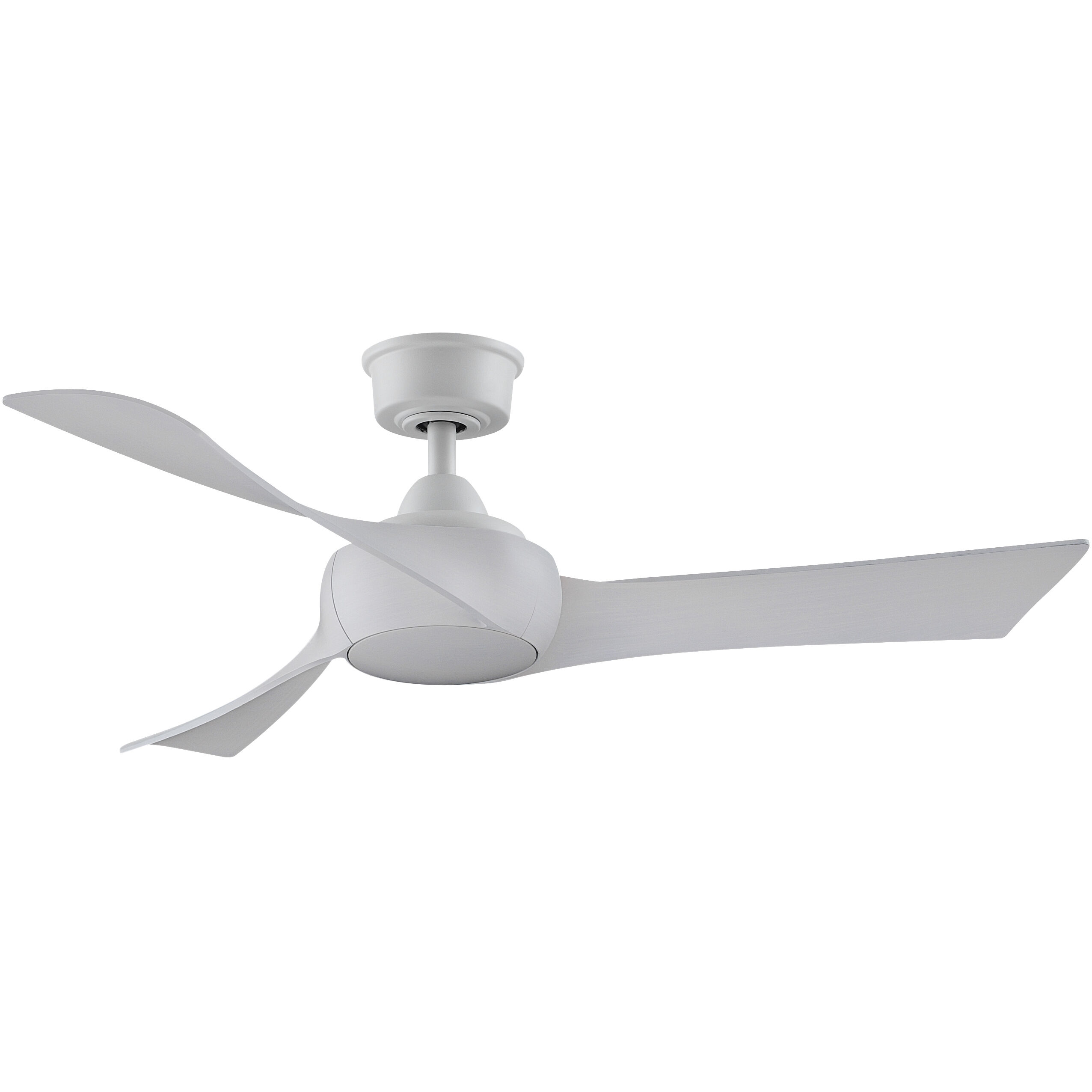 Wrap Custom 8.88 inch Matte White Fan Motor Only