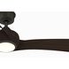 Wrap Custom Dark Walnut 29.99 inch Each Fan Blades