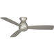 Hugh 52 52 inch Brushed Nickel Fan-Uni