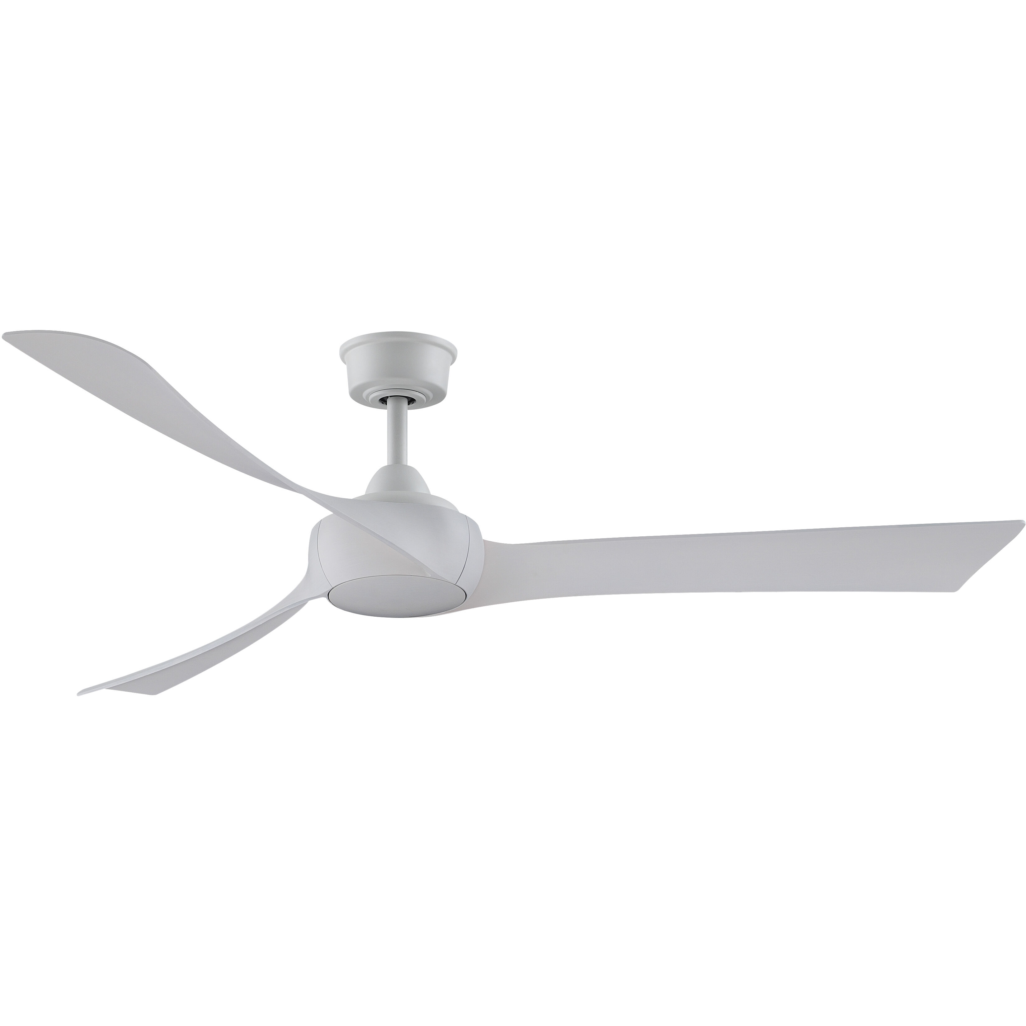 Wrap Custom 8.88 inch Matte White Fan Motor Only