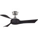 Wrap Custom 8.88 inch Brushed Nickel Fan-Multi