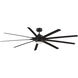 Odyn 84 84 inch Dark Bronze with Dark Walnut Blades Fan-Uni