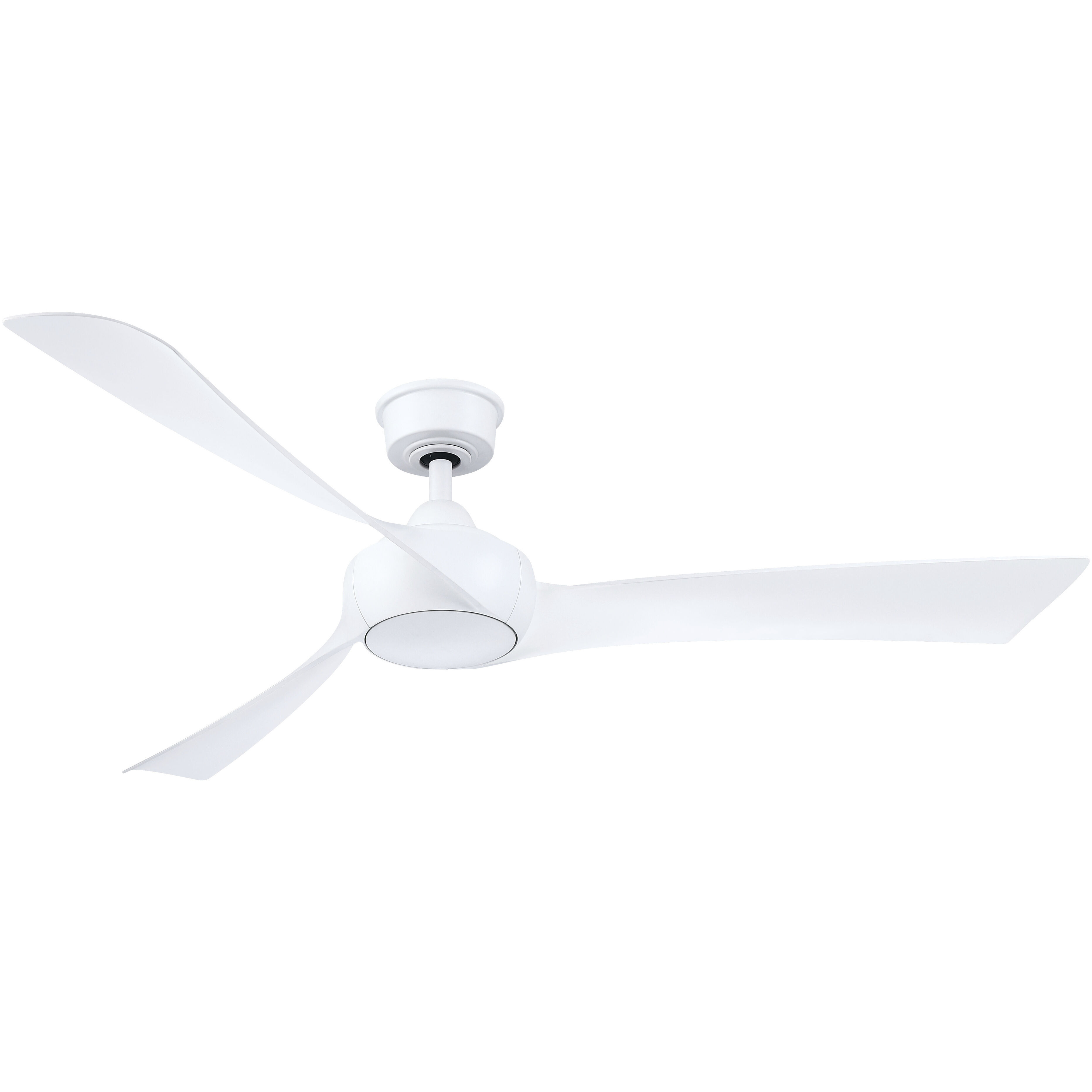 Wrap Custom 8.88 inch Matte White Fan Motor Only