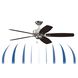 Aire Deluxe 52 inch Dark Bronze with Cherry/Dark Walnut Blades Fan-Uni