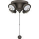 Fitters 4 Light Matte Greige Fan Light Kit