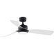 SculptAire 52 inch Black with Clear Blades Fan-Uni