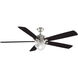 myFanimation 1 Light Fluorescent Brushed Nickel Fan Light