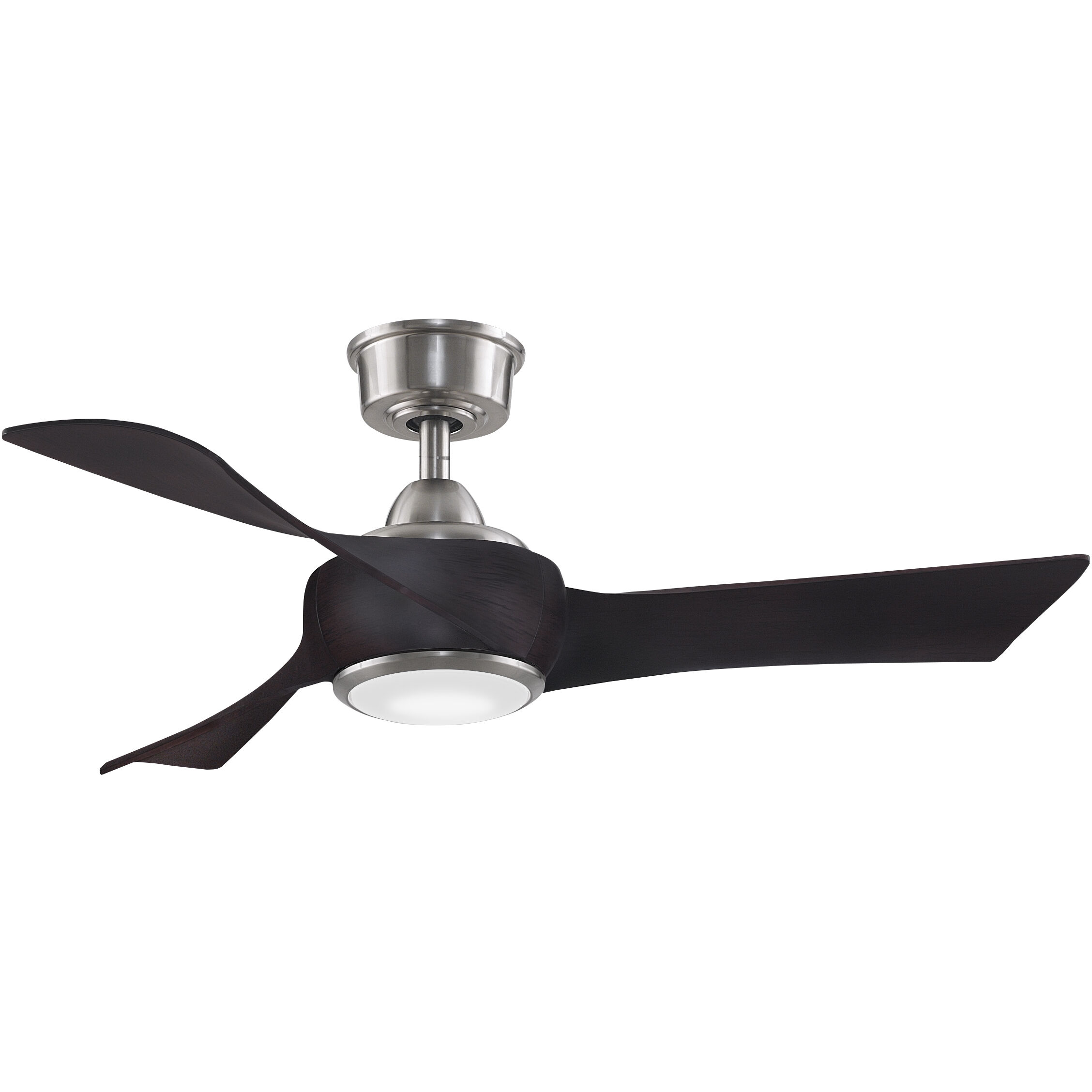Wrap Custom 8.88 inch Brushed Nickel Fan Motor Only