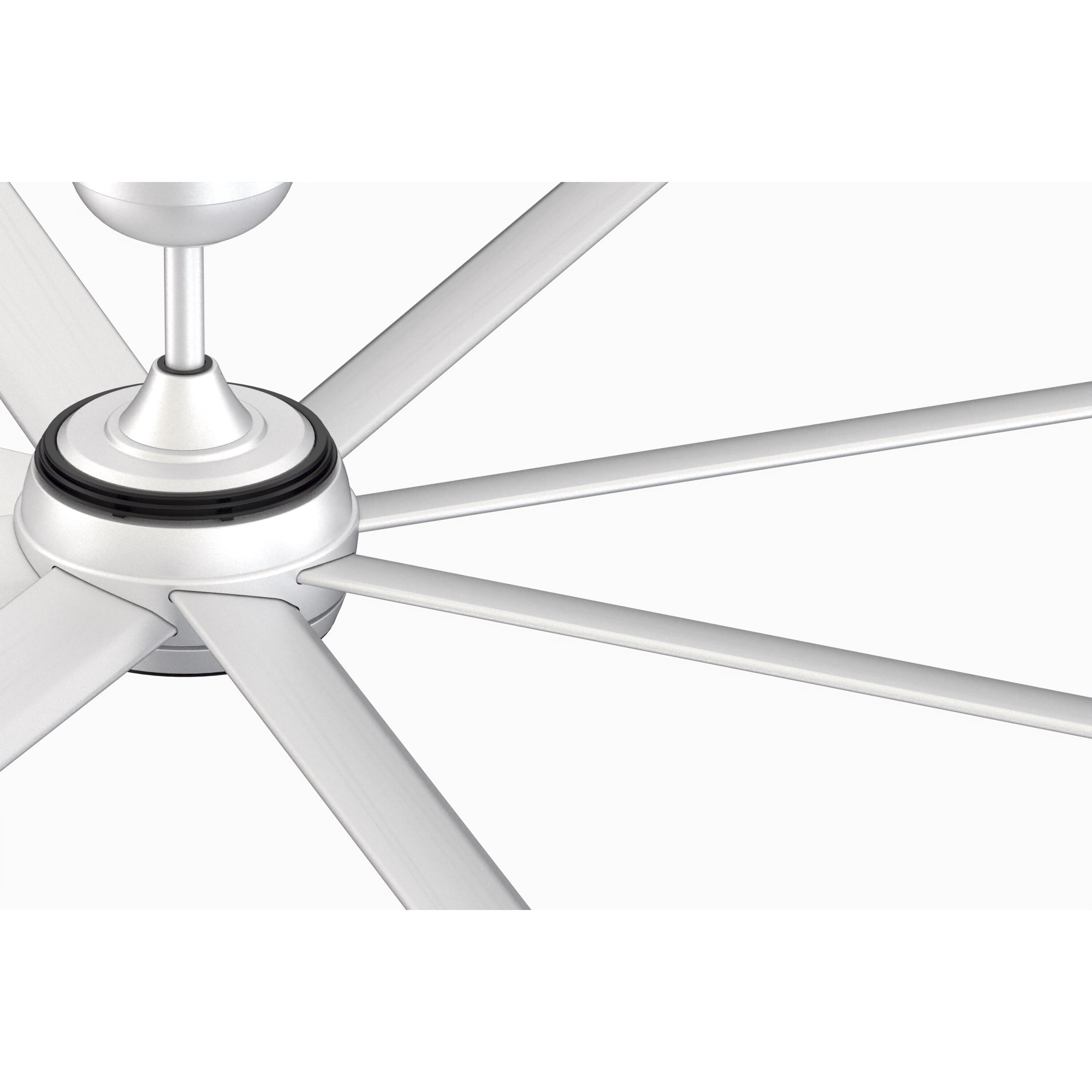 Stellar 96 9.21 inch Silver Fan Motor Only, Blades Sold Separately