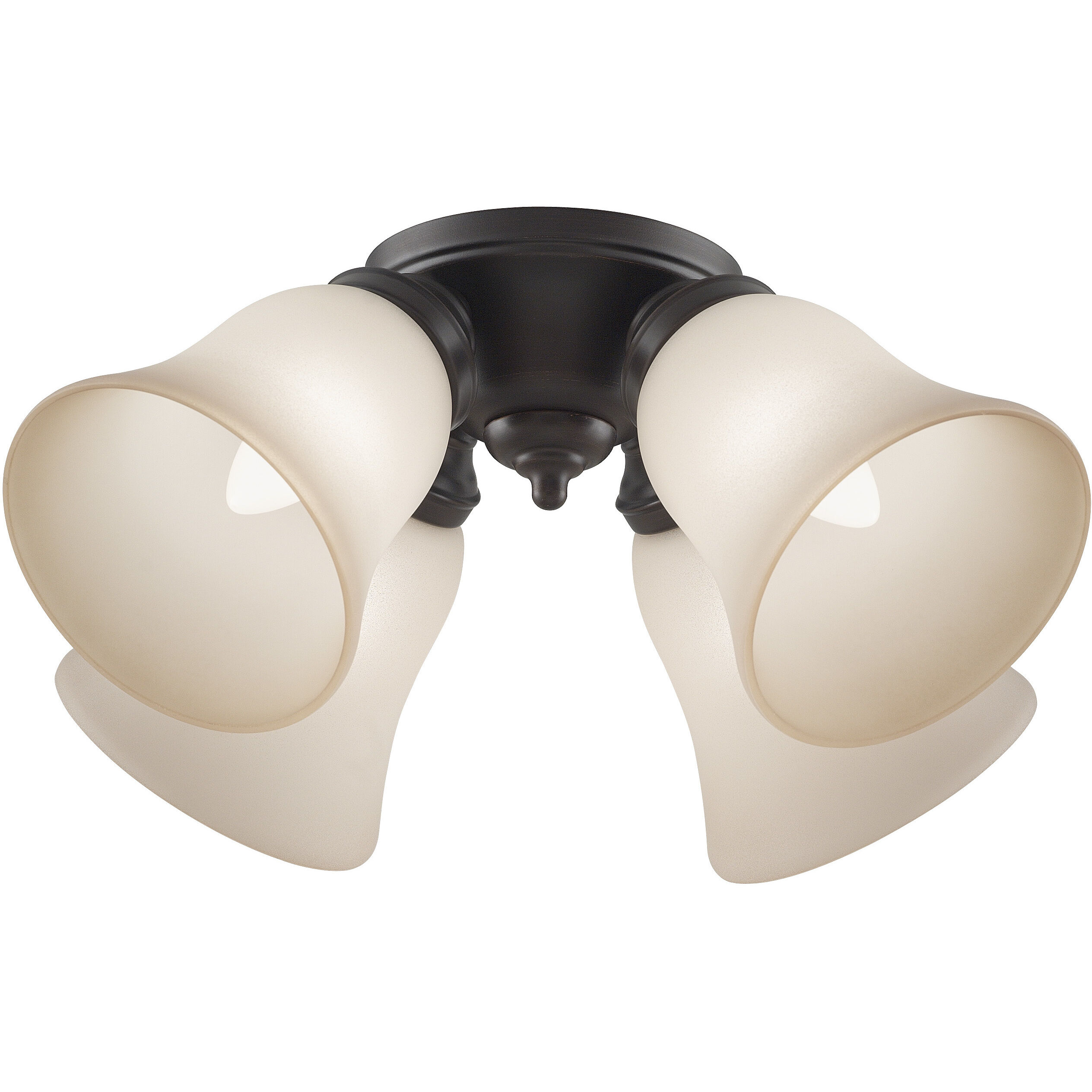 myFanimation 4 Light Incandescent Dark Bronze Fan Light Kit