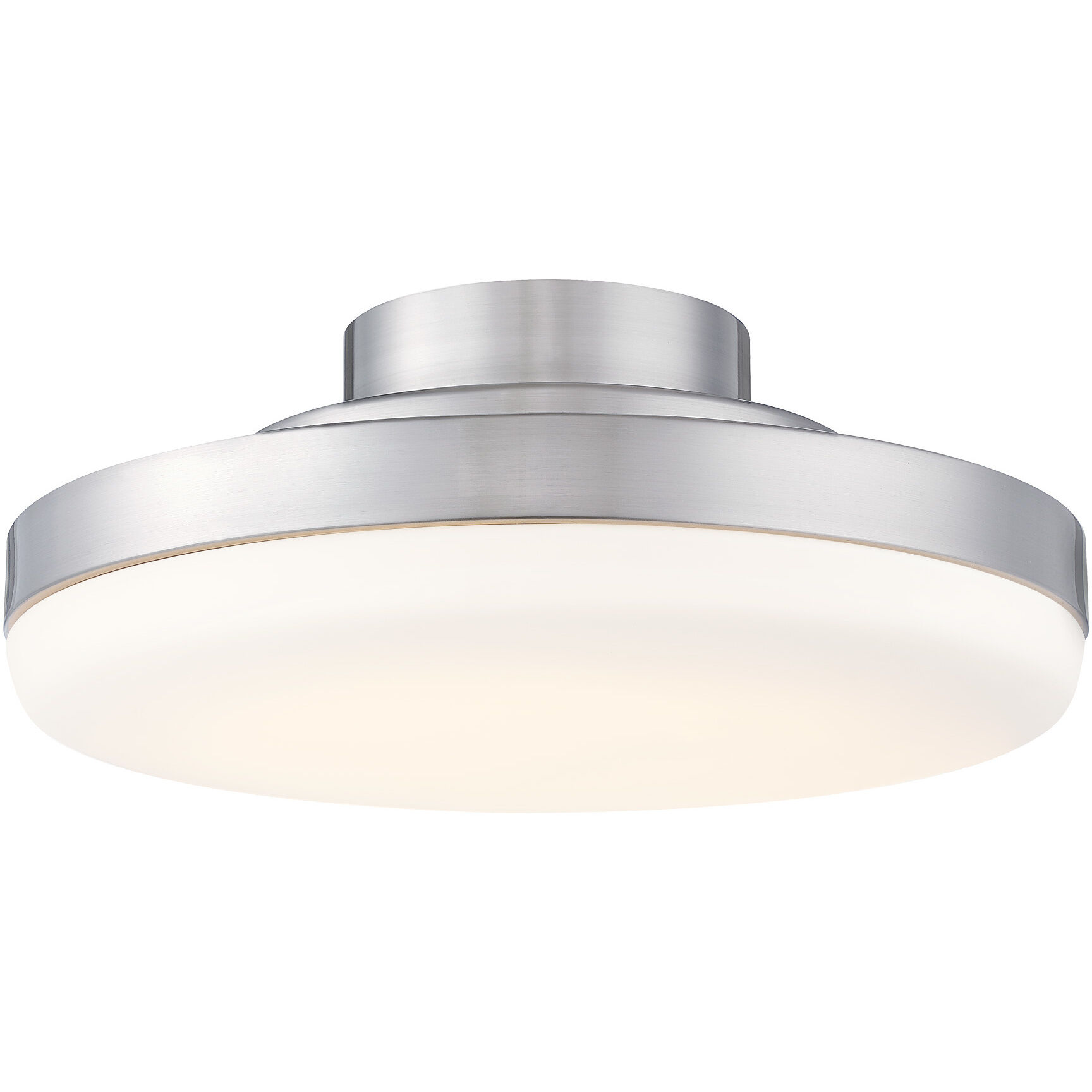 TriAire Custom 1 Light Brushed Nickel Fan Light