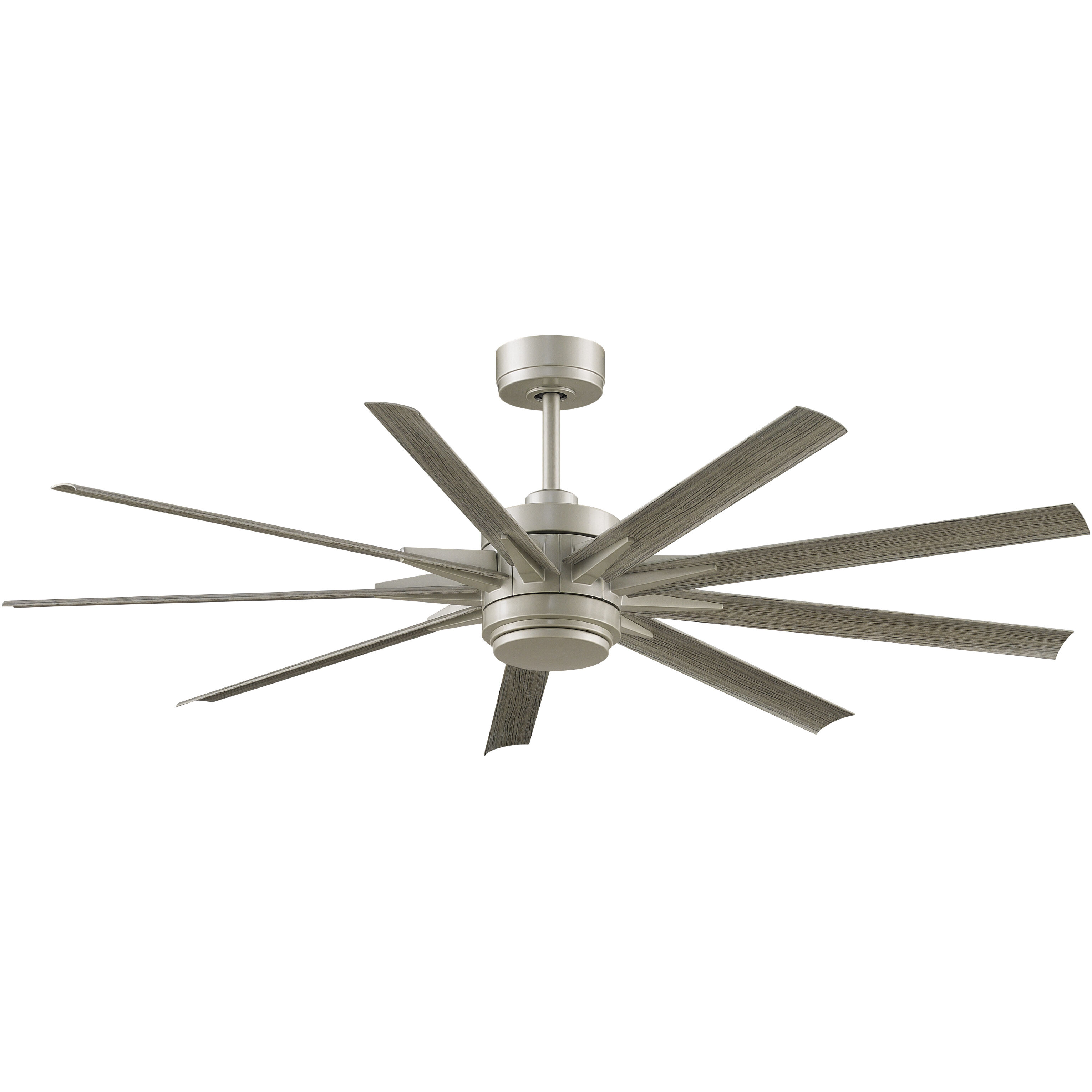 Odyn Custom 8.27 inch Brushed Nickel Fan Motor Only, Blades Sold Separately