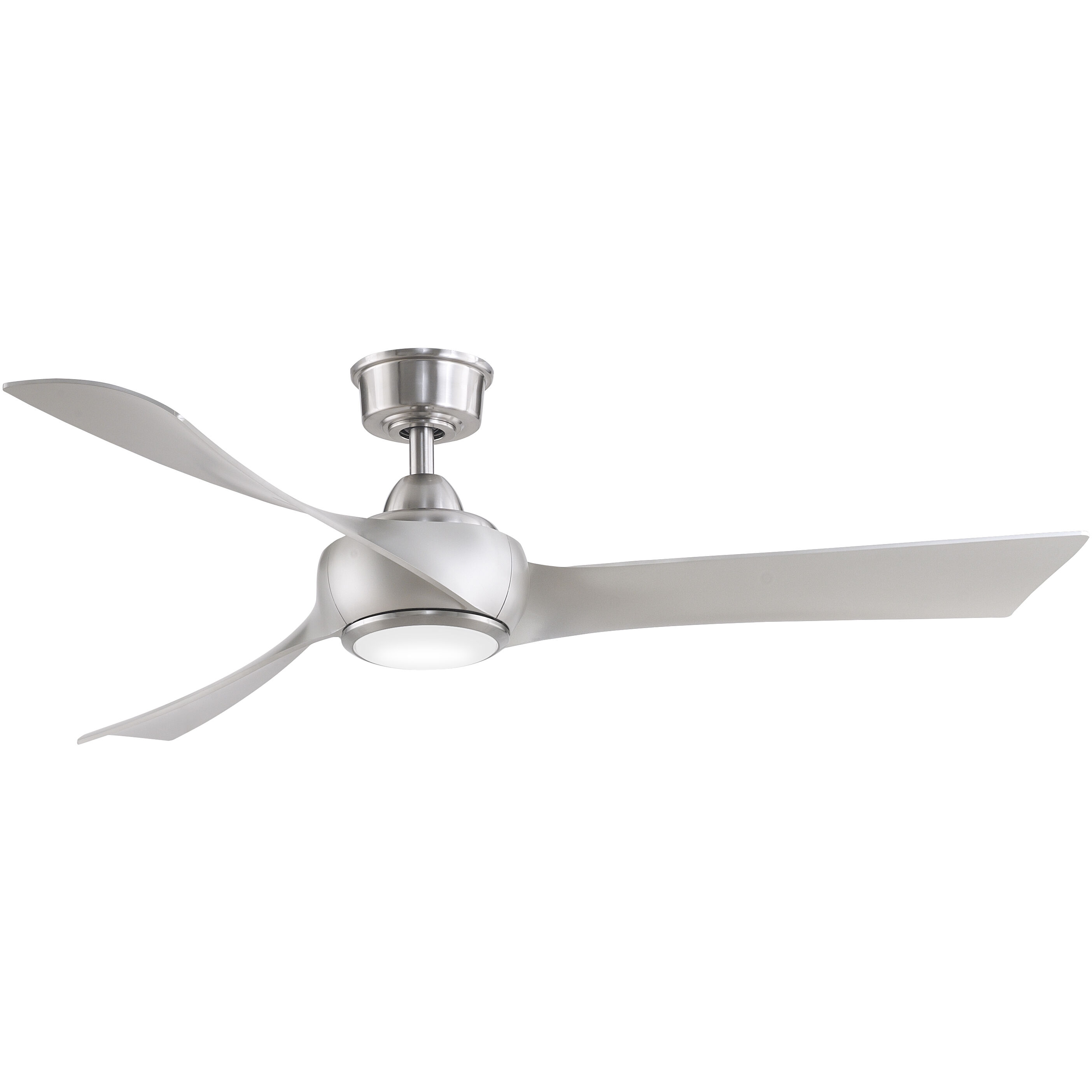 Wrap Custom 8.88 inch Brushed Nickel Fan Motor Only
