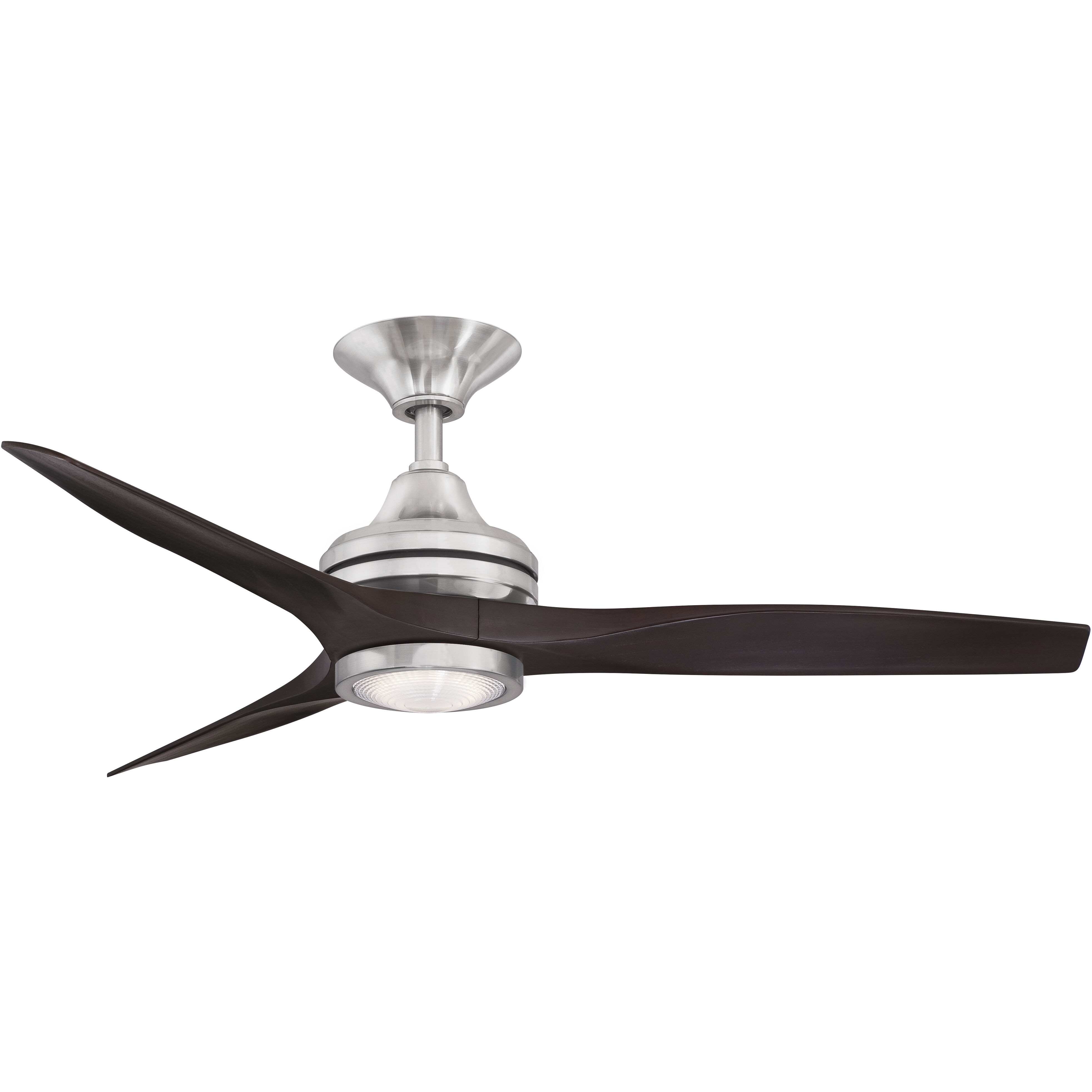 Spitfire 1 Light Brushed Nickel Fan Light Kit