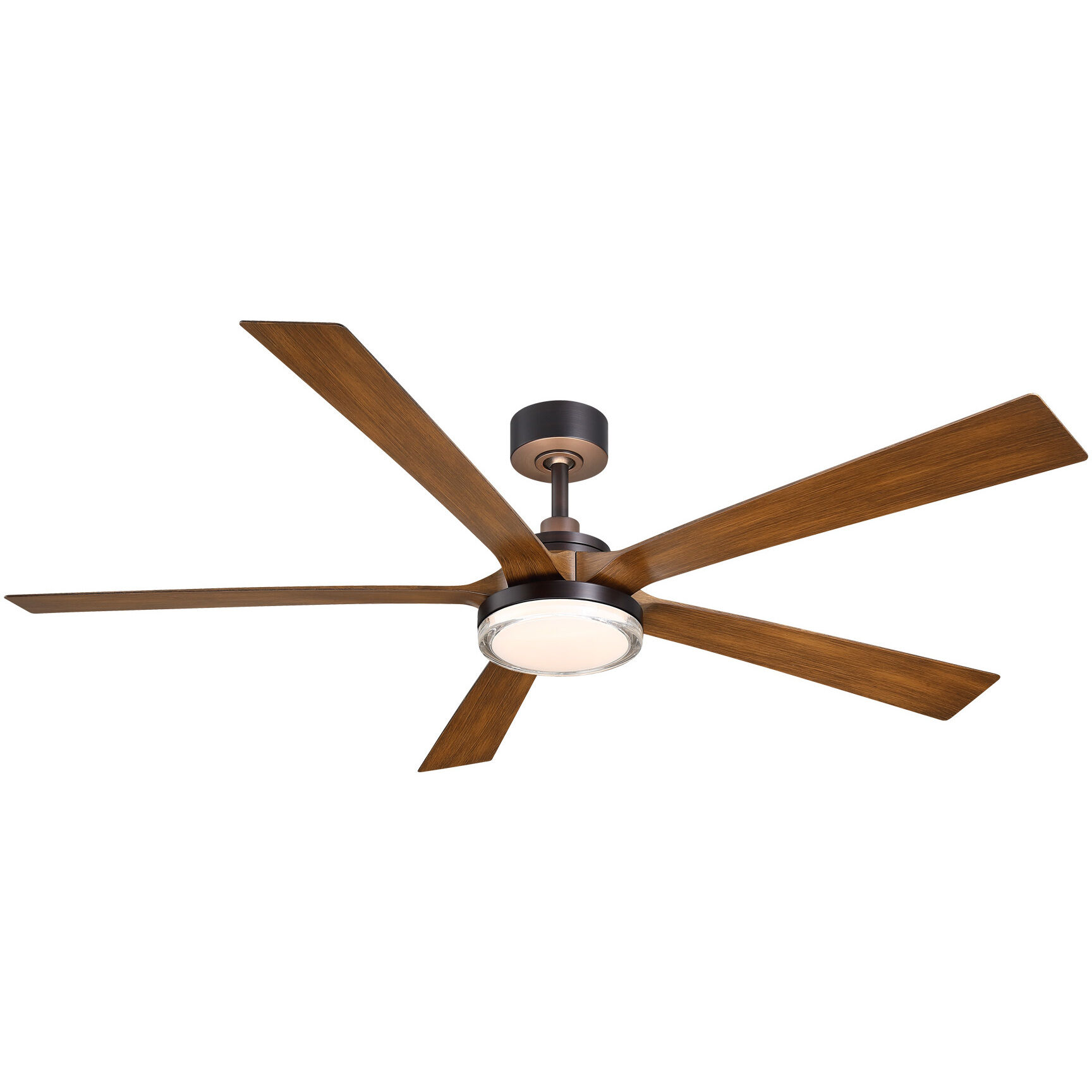 TorchAire 64 64 inch Dark Bronze with Koa Blades Fan-Uni