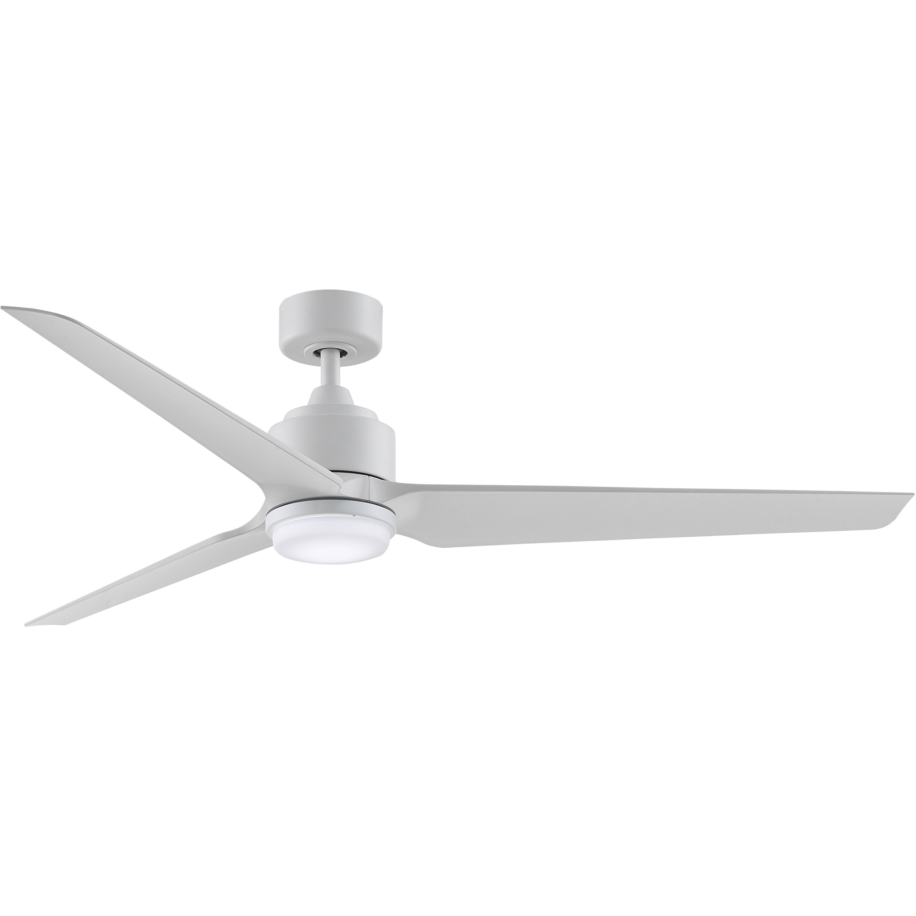 TriAire Custom LED Matte White Fan Light