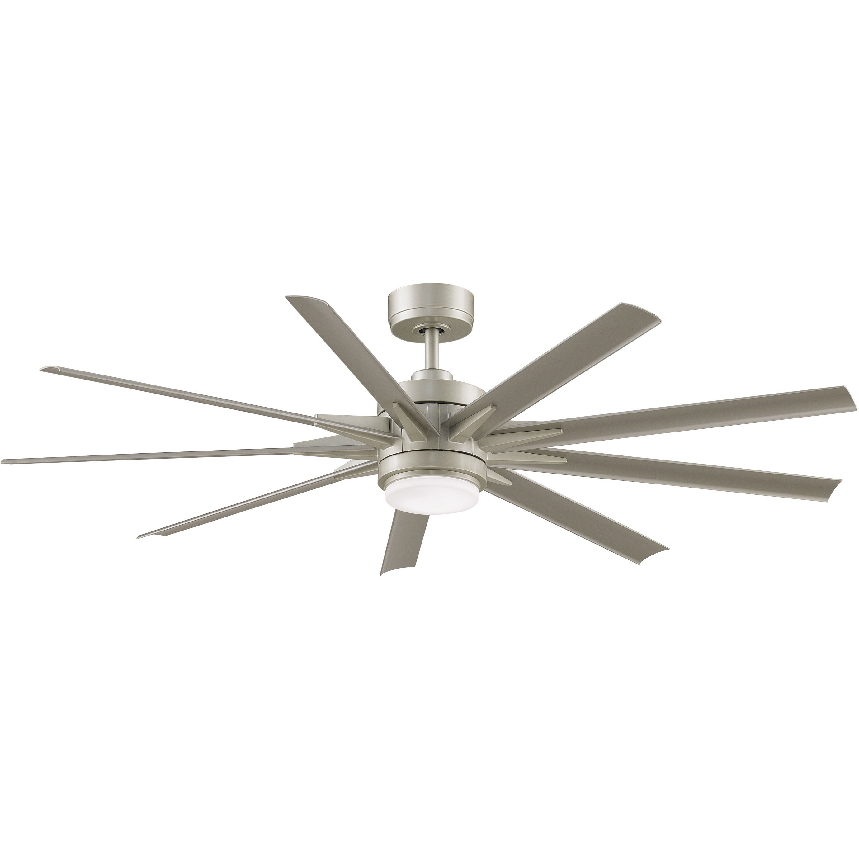 Odyn Custom 8.27 inch Brushed Nickel Fan Motor Only, Blades Sold Separately