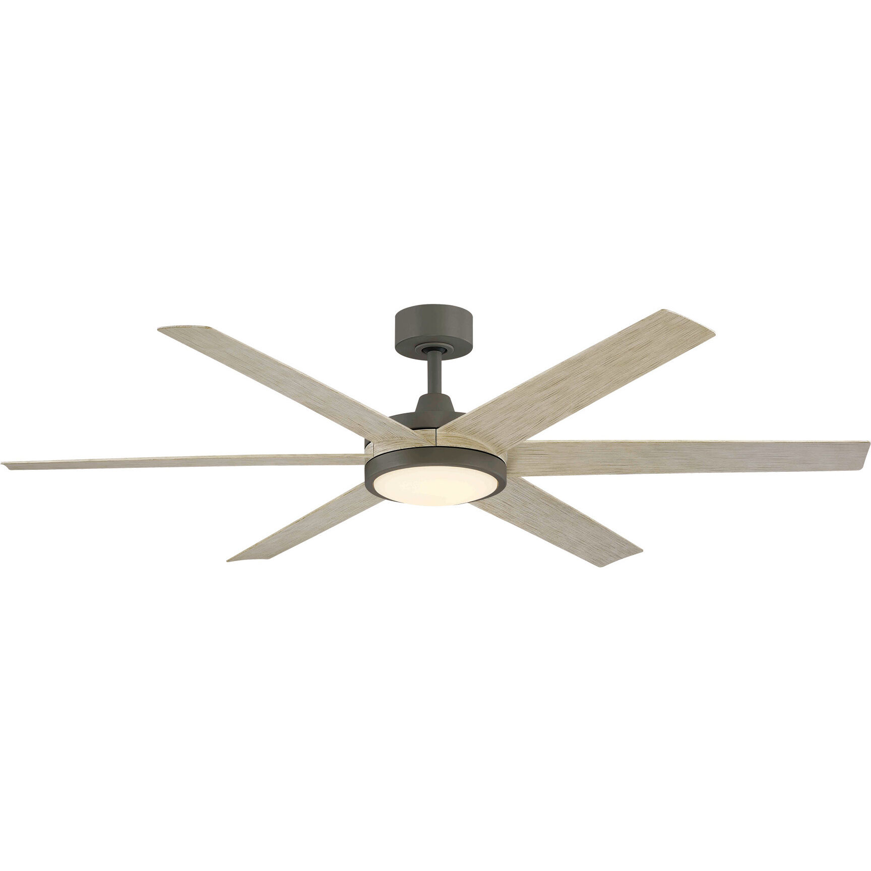 Brawn 64 inch Antique Graphite with Light Oak Blades Fan-Uni