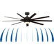 Odyn Custom 8.27 inch Dark Bronze Fan-Multi, Blades Sold Separately