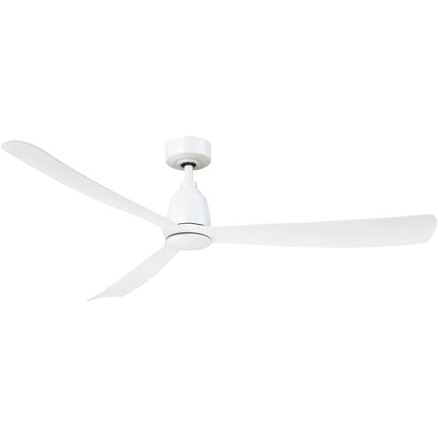 Kute 60 60 inch Matte White Fan-Uni
