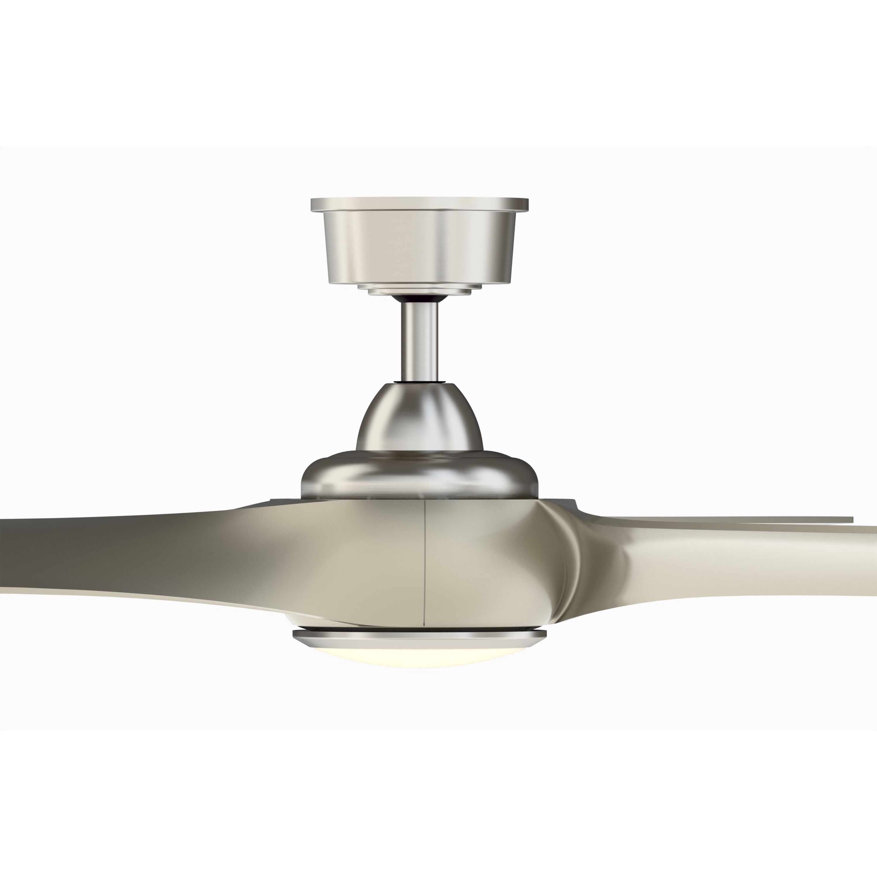 Wrap Custom 8.88 inch Brushed Nickel Fan Motor Only