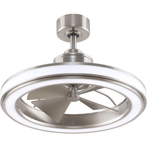 Gleam 16 inch Brushed Nickel Indoor/Outdoor Ceiling Fan