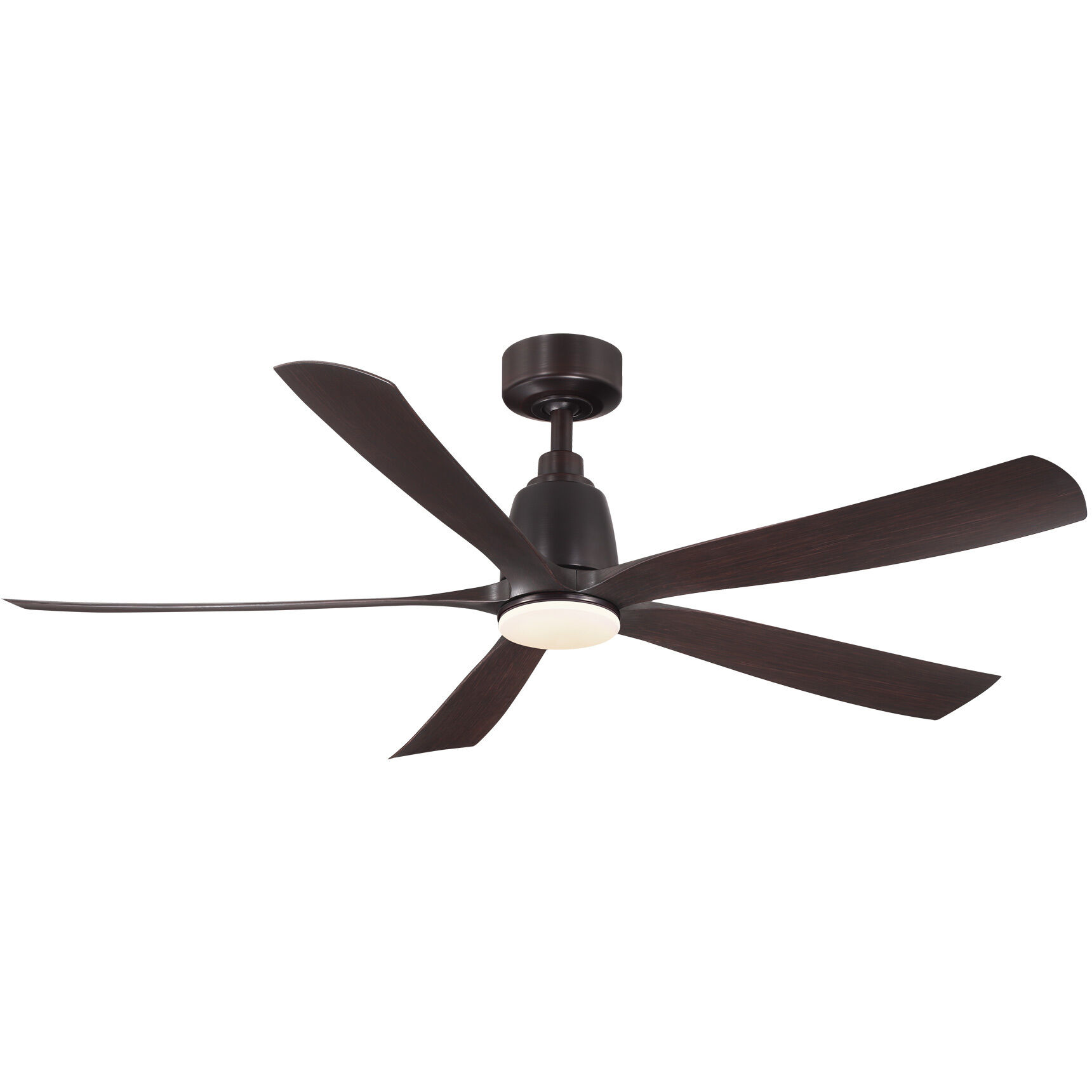 Kute 52 inch Antique Graphite with Light Oak Blades Fan-Uni