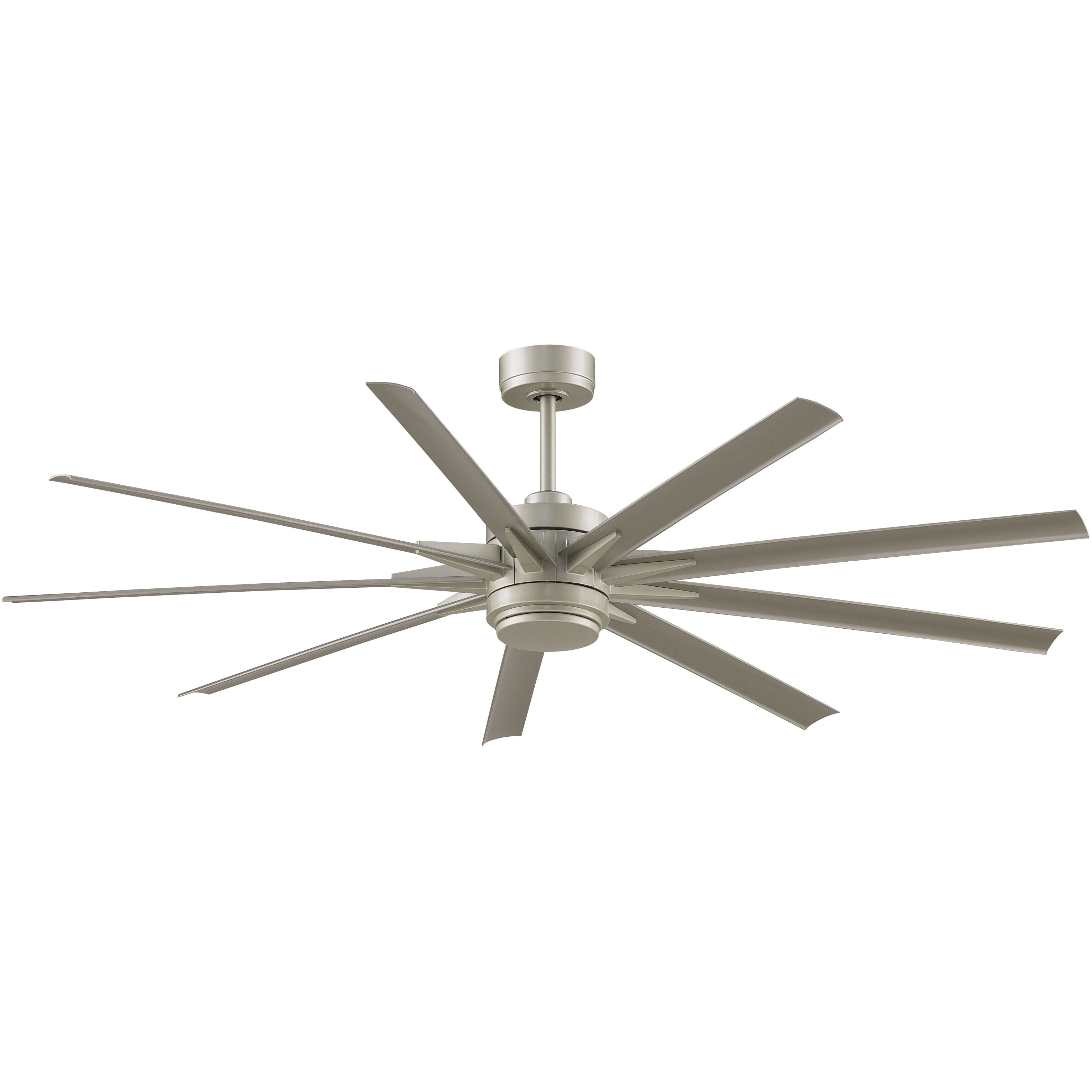 Odyn Custom 8.27 inch Brushed Nickel Fan Motor Only, Blades Sold Separately