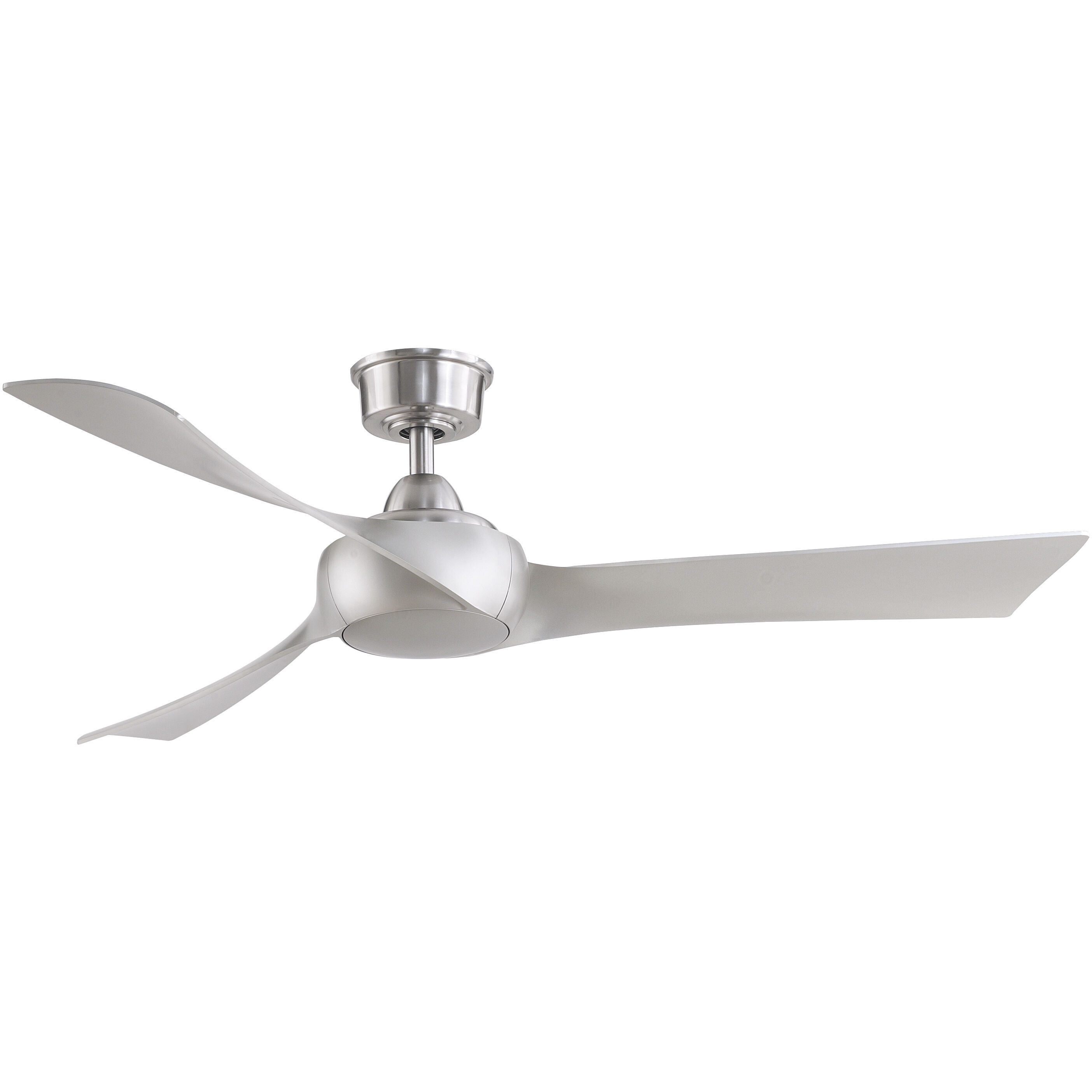 Wrap Custom 8.88 inch Brushed Nickel Fan Motor Only