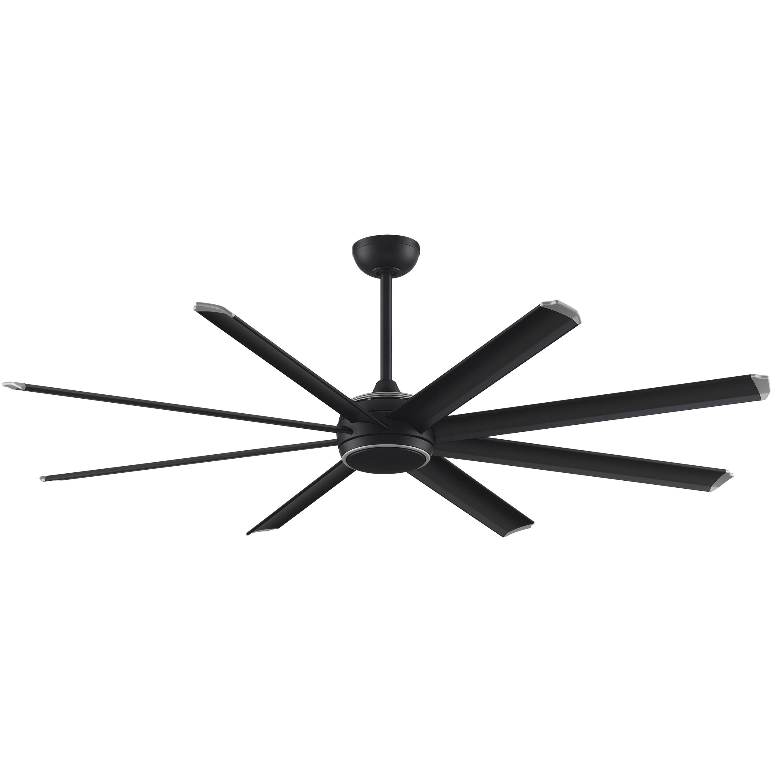 Stellar Custom 9.21 inch Black Fan Motor Only, Blades Sold Separately
