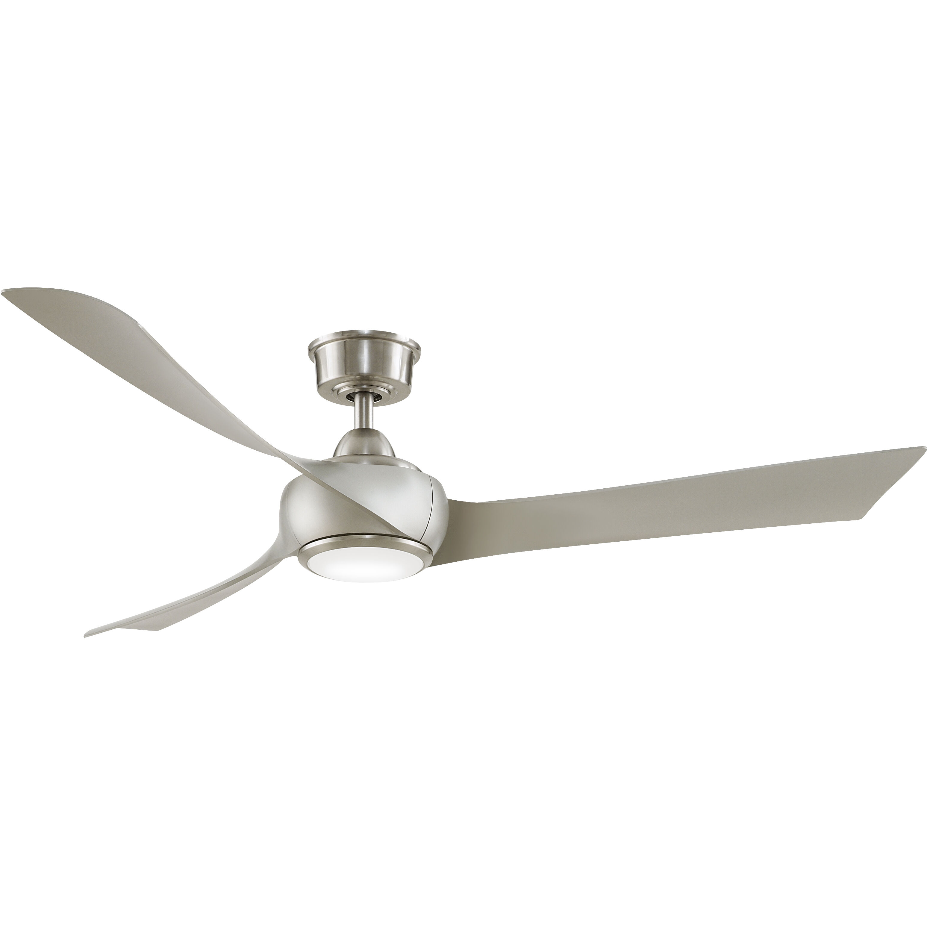 Wrap Custom 8.88 inch Brushed Nickel Fan Motor Only