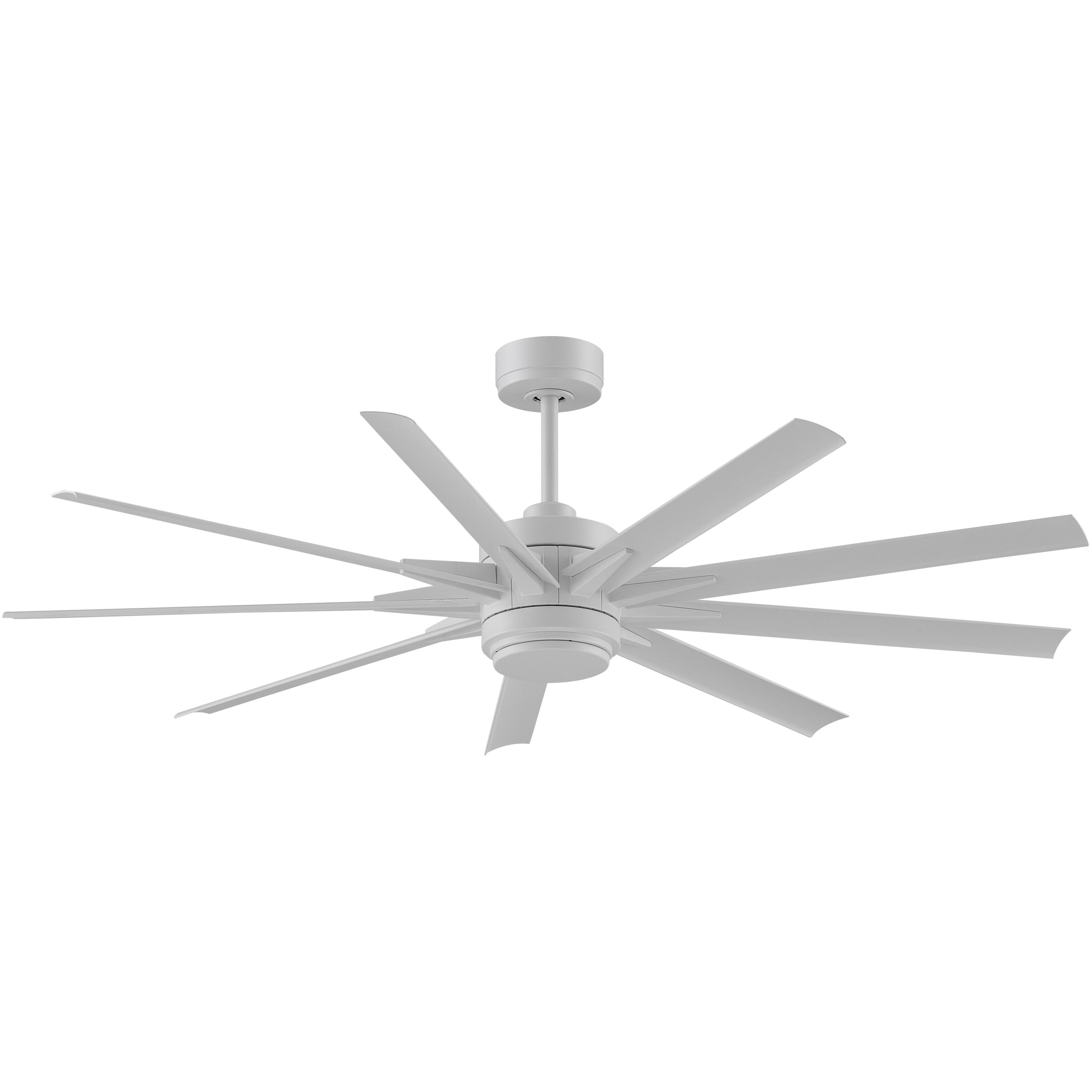 Odyn Custom 8.27 inch Matte White Fan Motor Only, Blades Sold Separately