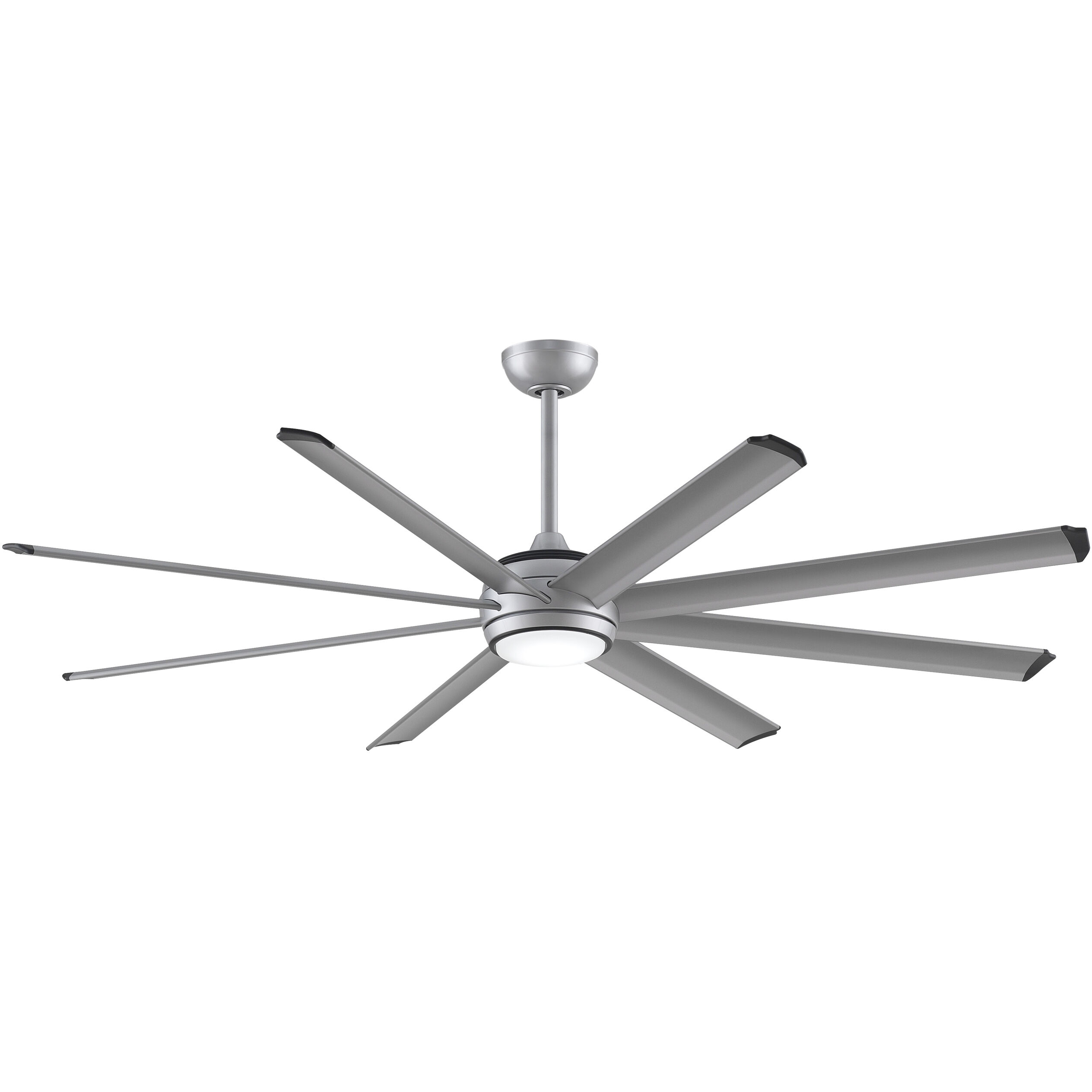 Stellar Custom 9.21 inch Silver Fan Motor Only, Blades Sold Separately