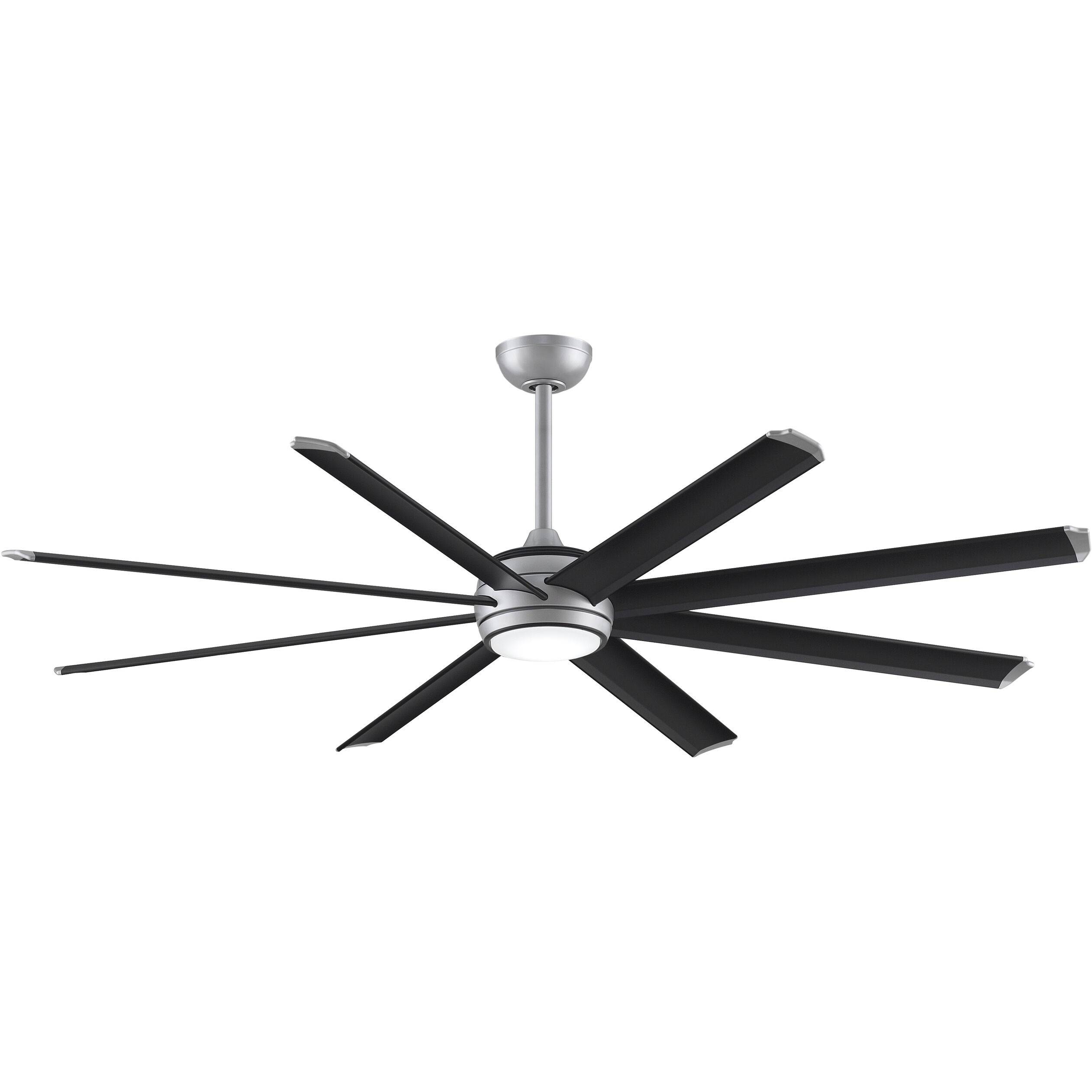 Stellar Custom 9.21 inch Silver Fan Motor Only, Blades Sold Separately