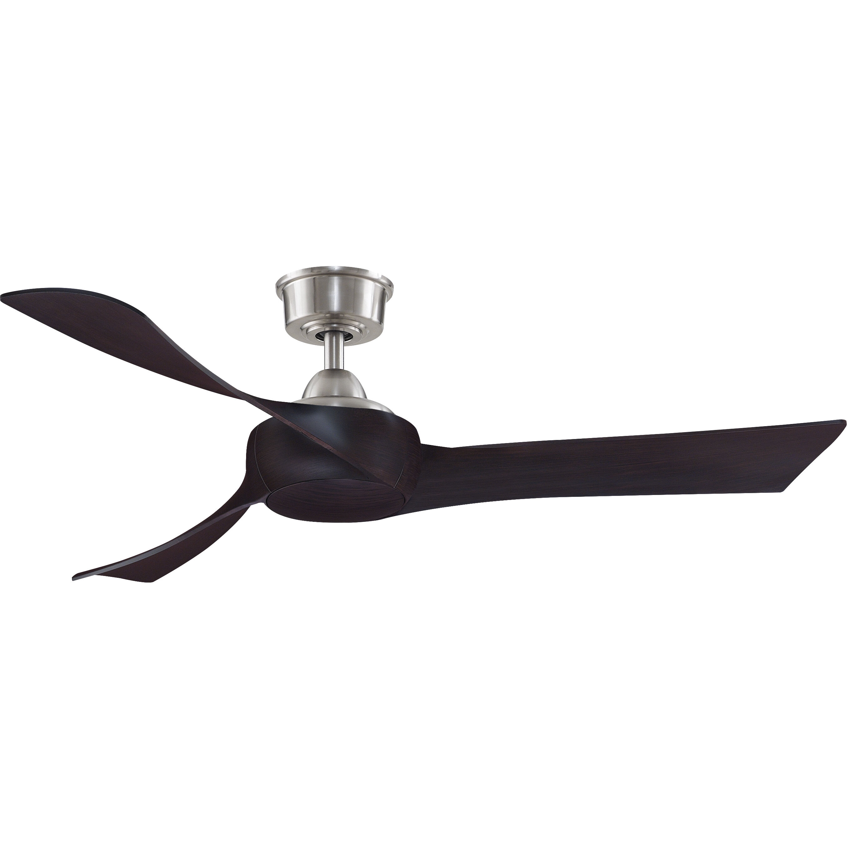 Wrap Custom 8.88 inch Brushed Nickel Fan Motor Only