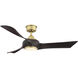 Wrap Custom Dark Walnut 23.98 inch Each Fan Blades