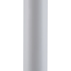 Drone Glossy White Fan Extension Rod in 24 inch
