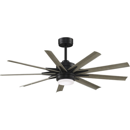 Odyn Custom Black Ceiling Fan Motor, Blades Sold Separately