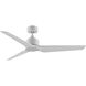 TriAire Custom Matte White Indoor/Outdoor Ceiling Fan Motor, Marine Grade (Motor Only, Blades Not Included)