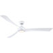 Wrap Custom 1 Light Matte White Fan Light Kit