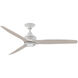 Spitfire 1 Light Matte White Fan Light Kit
