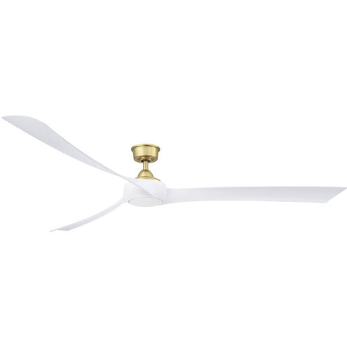 Wrap Custom 64 inch Brushed Satin Brass Fan-Multi, Marine Grade