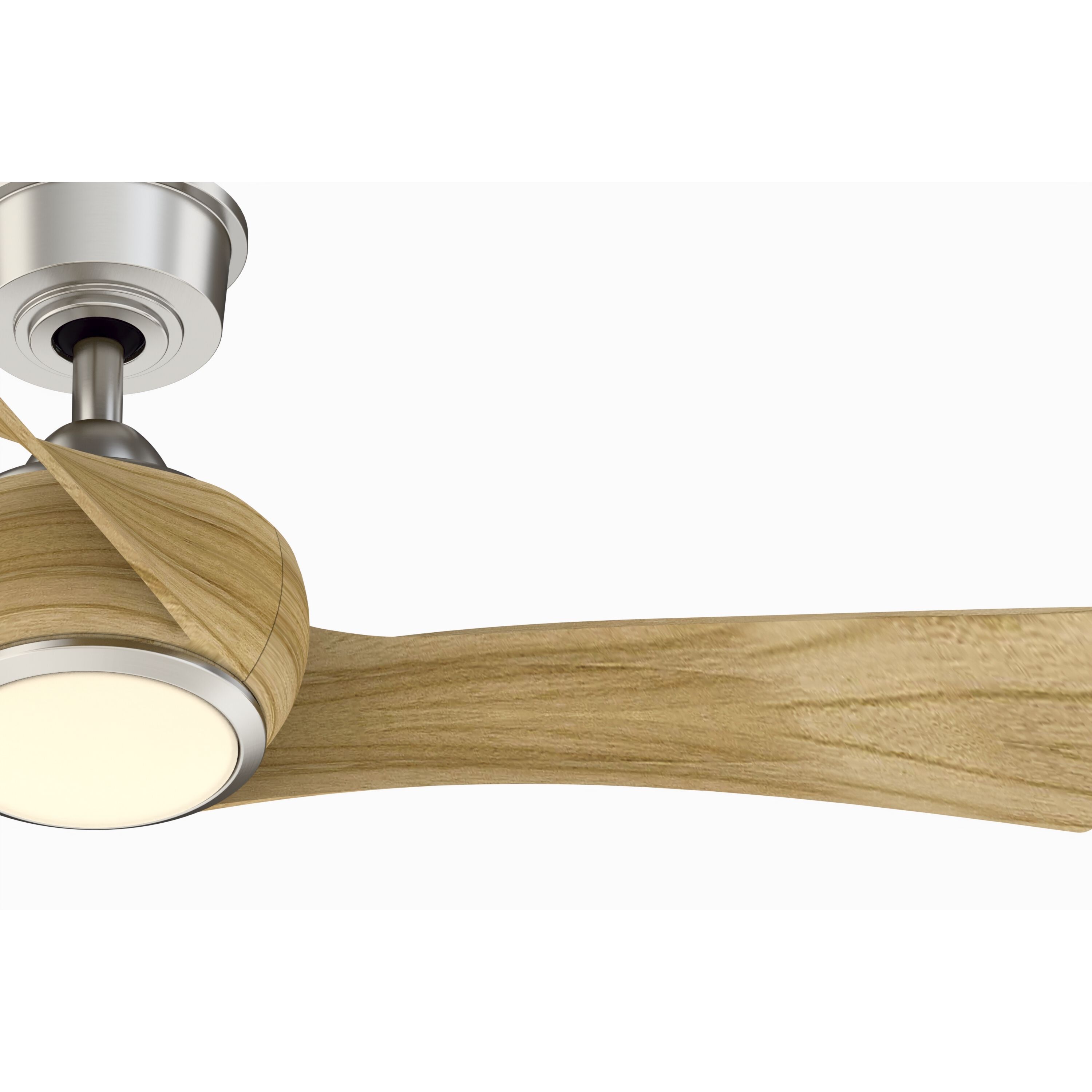 Wrap Custom 8.88 inch Brushed Nickel Fan Motor Only